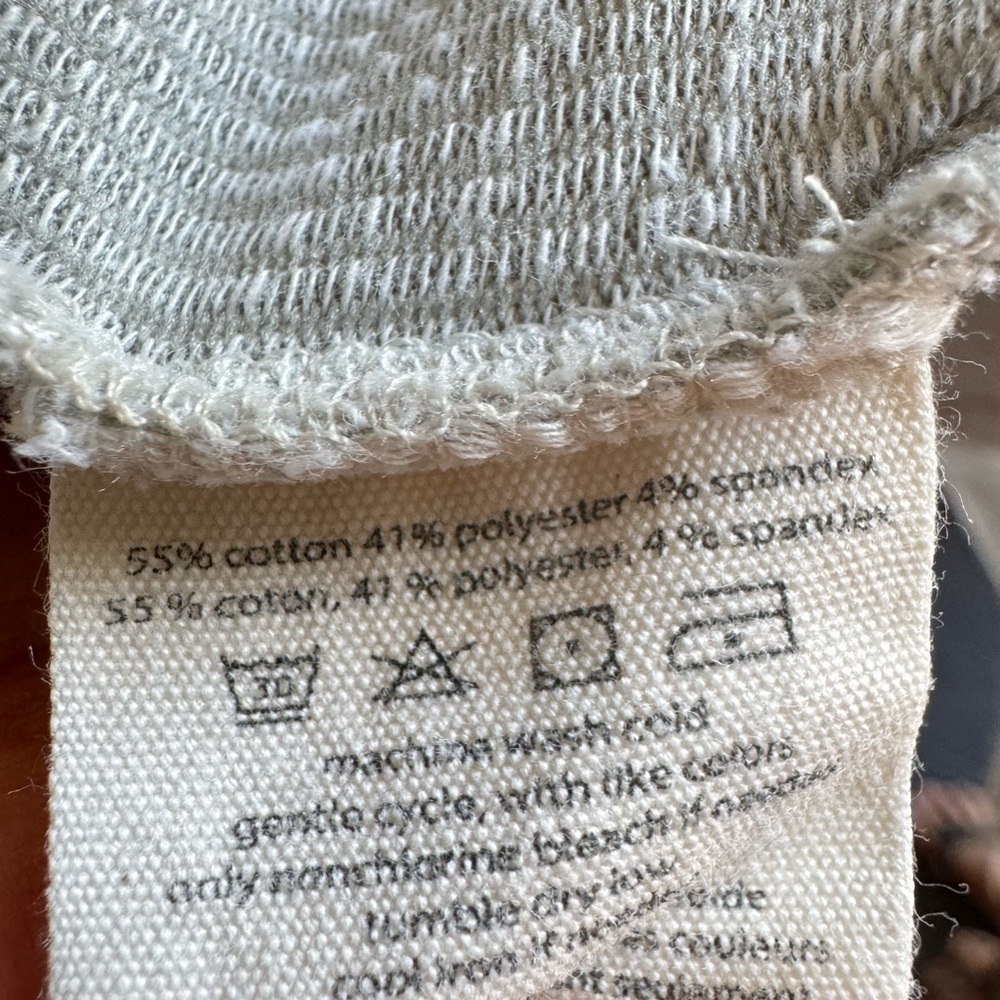 DONNI. Light Gray Ribbed Cardigan - Picture 3 of 6